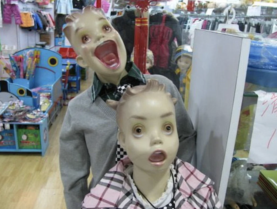 Scary mannequins