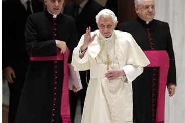 Pope Benedict at the Vatican (Max Rossi/Reuters)