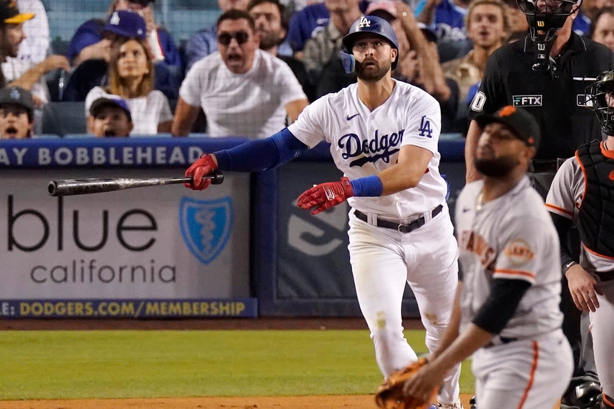 GIGANTES-DODGERS (AP)