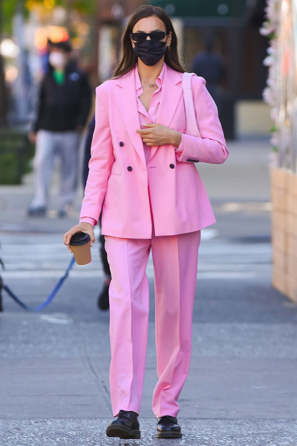 <p><strong>May 2021 </strong>Irina Shayk wore an all-pink Boss ensemble with a matching pink bag from By Far. </p><p><a class="link " href="https://www.harpersbazaar.com/uk/fashion/a36457123/irina-shayk-pink-suit/" rel="nofollow noopener" target="_blank" data-ylk="slk:SHOP HER LOOK HERE;elm:context_link;itc:0;sec:content-canvas">SHOP HER LOOK HERE </a></p>