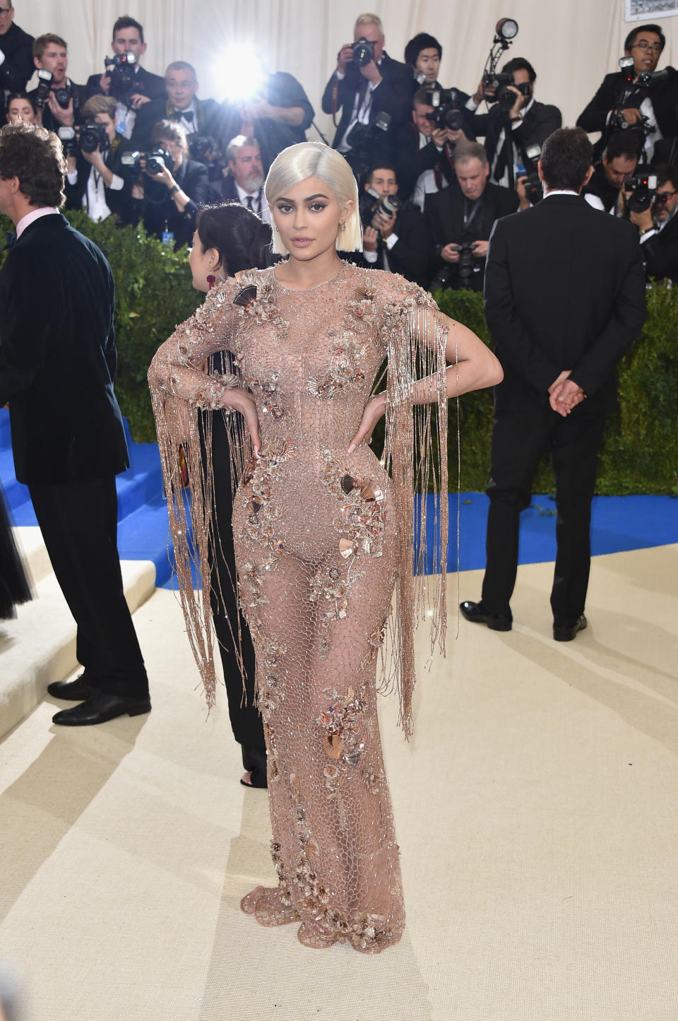 NEW YORK, NY - MAY 01:  Kylie Jenner attends the 'Rei Kawakubo/Comme des Garcons: Art Of The In-Between' Costume Institute Gala at Metropolitan Museum of Art on May 1, 2017 in New York City.  (Photo by John Shearer/Getty Images)