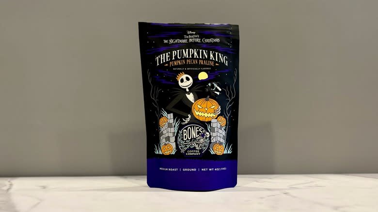 The Pumpkin King coffee packet
