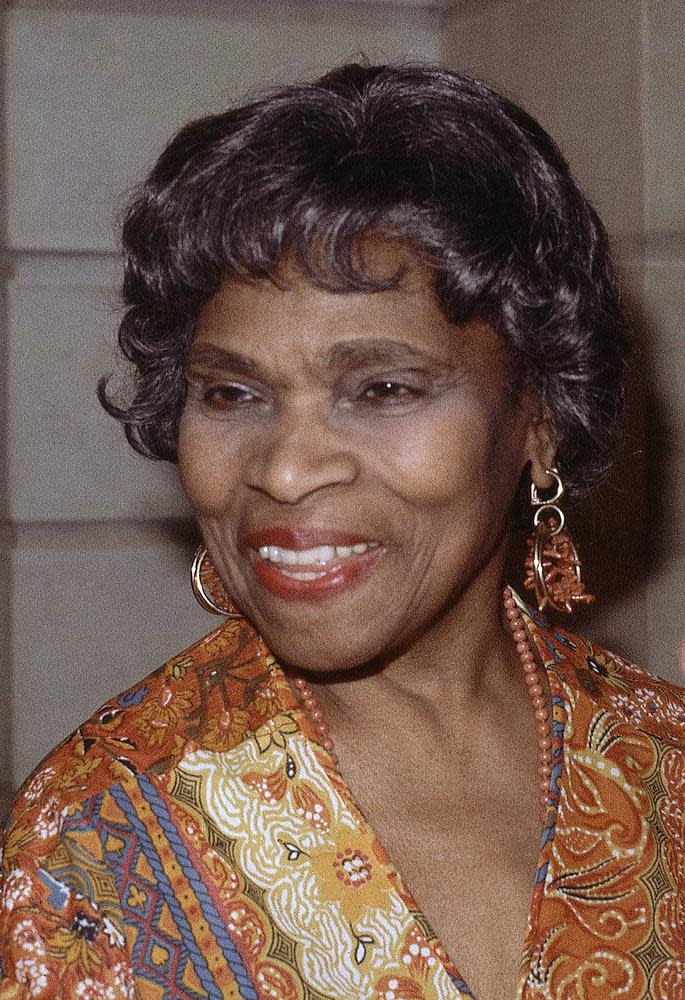 Singer Marian Anderson appears at the Ladies’ Home Journal’s “Women of the Decade Awards” in New York on Nov. 28, 1979. (AP Photo/Ron Frehm, File)