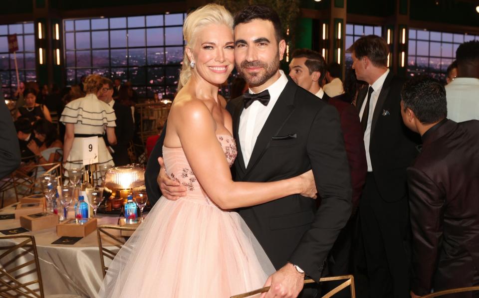 Hannah Waddingham and Brett Goldstein attend the 74th Annual Primetime Emmy Awards at the Microsoft Theatre - Christopher Polk/NBC