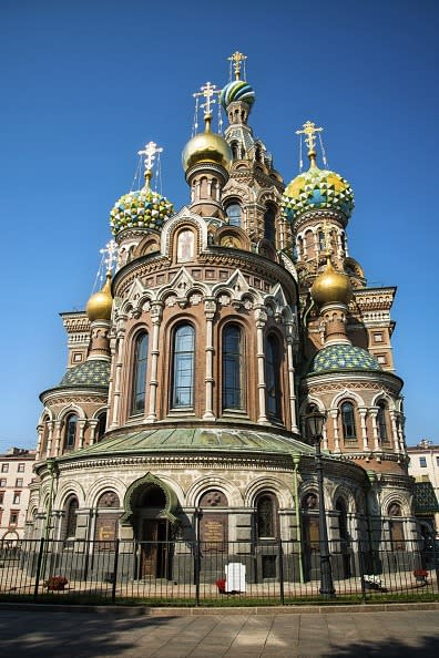 7.  Church of the Savior on Spilt Blood, Russia