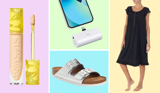 editors' best products from april, including concealer, a phone charger, birkenstocks, and a nightgown