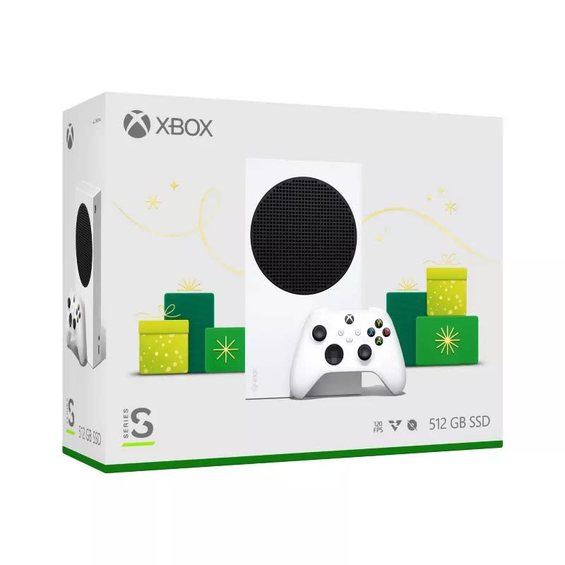 Xbox Series S – Holiday Console against white background