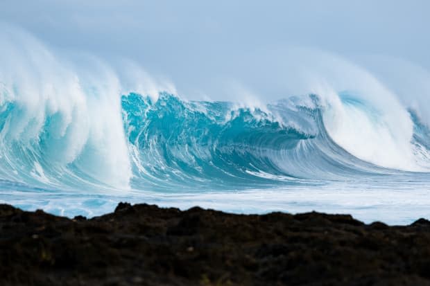 Keiki shorebreak, always puts on a show when giant swells slam the North Shore.<p>Ryan "Chachi" Craig</p>
