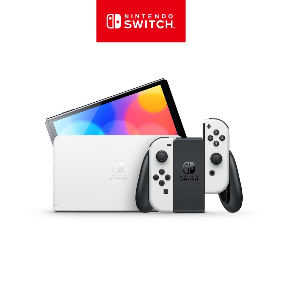 [Nintendo Official Store] Nintendo Switch - OLED Model White. (Photo: Shopee SG)