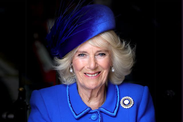 <p>Chris Jackson/Getty Images</p> Queen Camilla at the 2023 Commonwealth Day Service at Westminster Abbey.