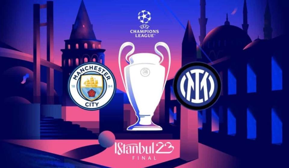 El partido de final de Champions League 2023 será entre Manchester City e Inter de Milán. Foto: archivo de Champions League.