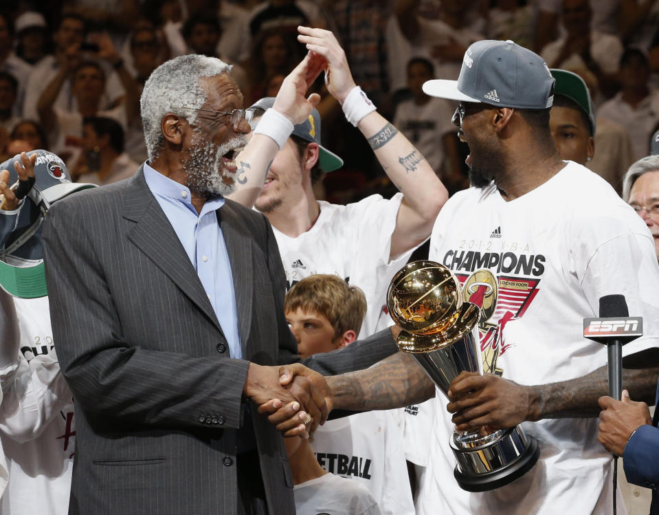 From Bill Russell to LeBron James, the NBA's GOAT debate is just different. (Mike Segar/Reuters)