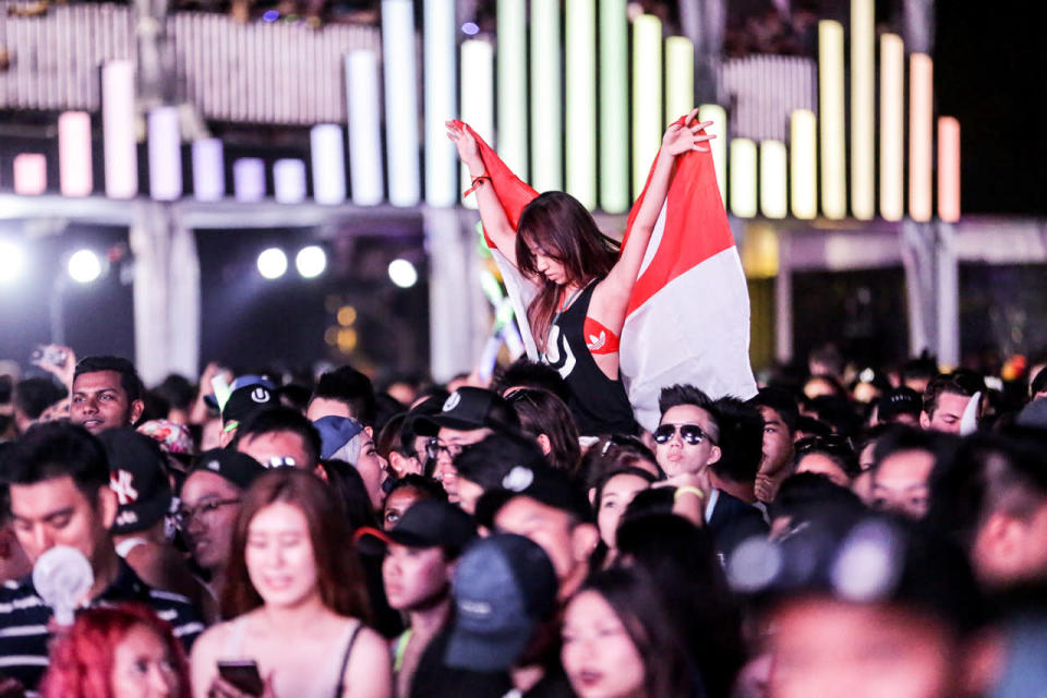 Singapore ravers get first taste of Ultra Singapore. (Photo: Yahoo Singapore)