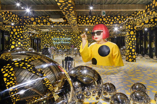 Louis Vuitton goes coo-coo with Yayoi Kusama's polka dots.