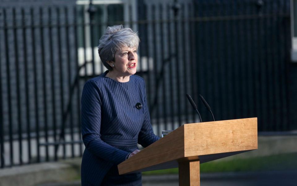 Theresa May announces a snap election - Credit: PA