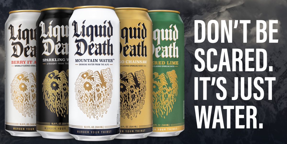 Liquid Death Mango Chainsaw - Liquid Death - Buy Non Alcoholic Beer Online  - Half Time Beverage