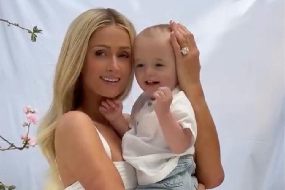 <p>Paris Hilton/Instagram</p> Paris Hilton and her son Phoenix