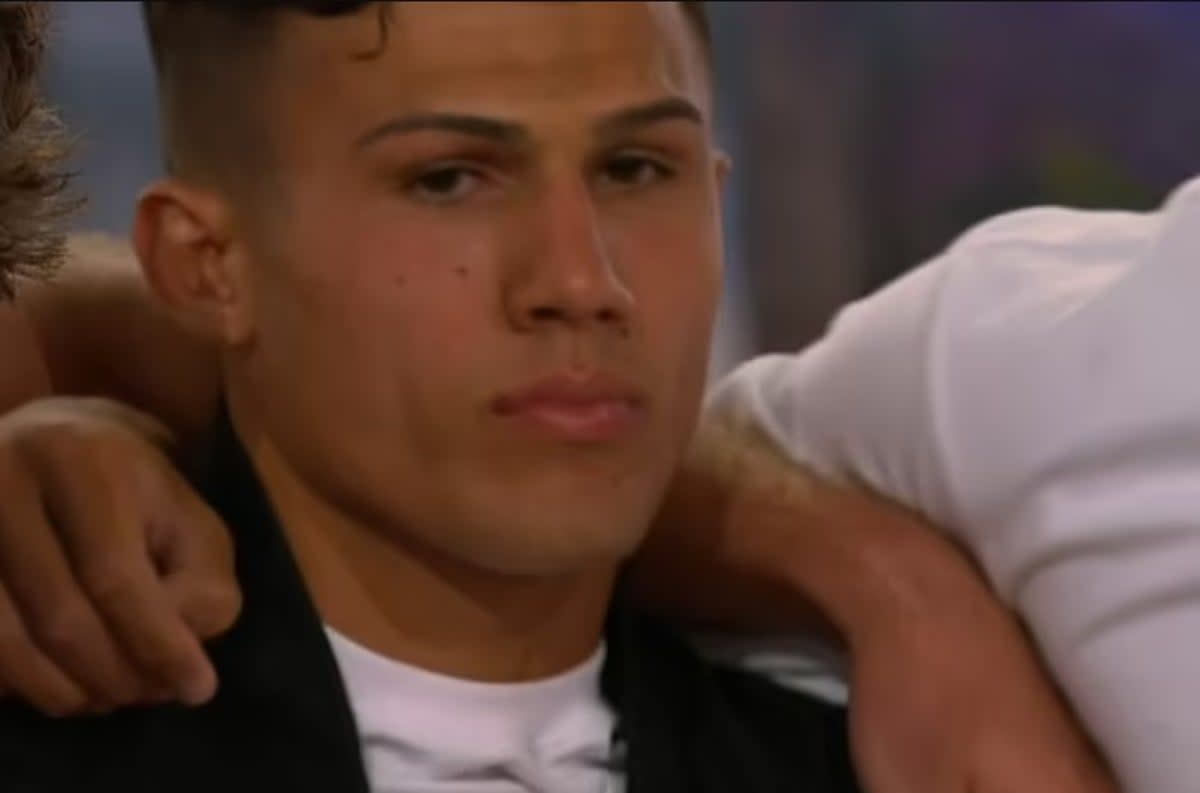 Love Island contestant Haris Namani was “devastated” to learn that footage of him in an altercation leaked while he was in the villa  (ITV2)