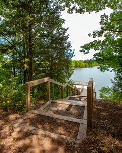 The kayak launch at Holding Lake, located within the new Toll Brothers at Holding Village community.