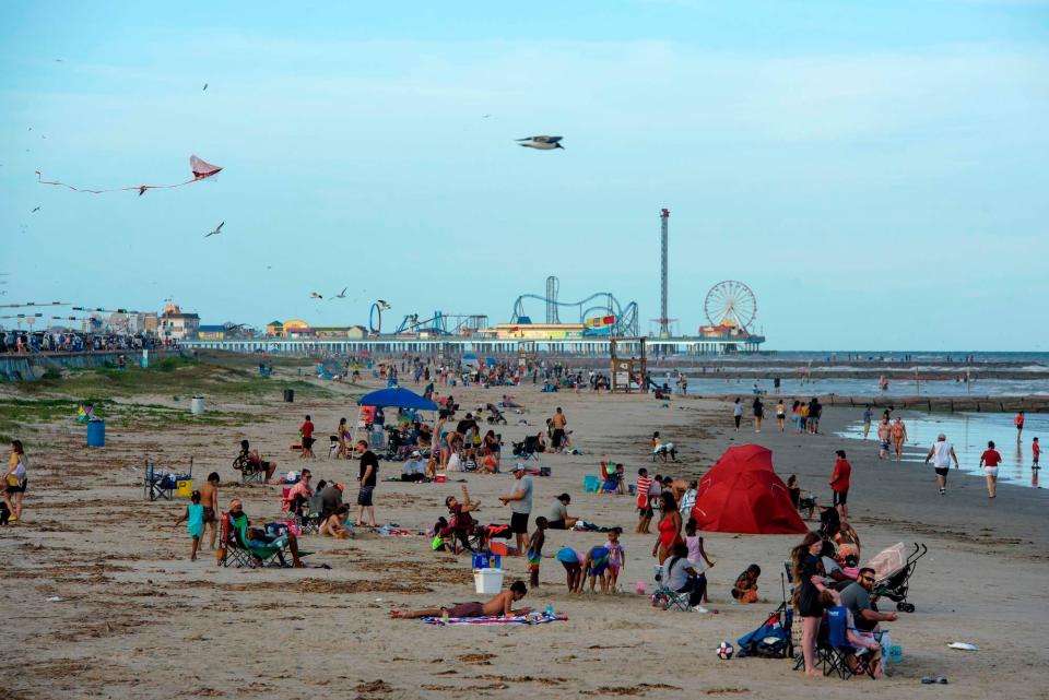 Texas beach May 2