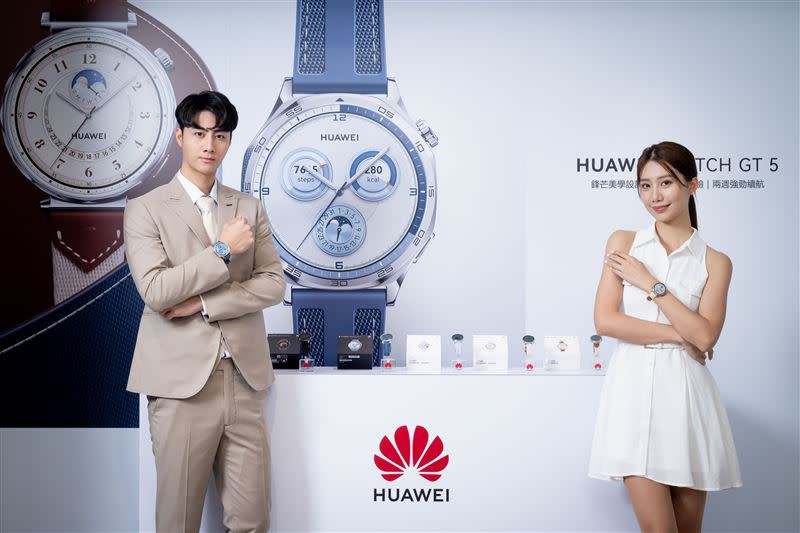 HUAWEI帶來多款穿戴新品，包含WATCH GT 5 Pro、WATCH GT 5 以及WATCH Ultimate等，9月底起陸續上市。（圖／品牌業者提供）