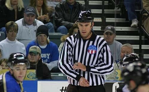 Dover resident and Portsmouth High School graduate Jeremy Lovett's final game as a hockey official will be this Saturday when the University of New Hampshire hosts rival Maine in a Hockey East game at the Whittemore Center.