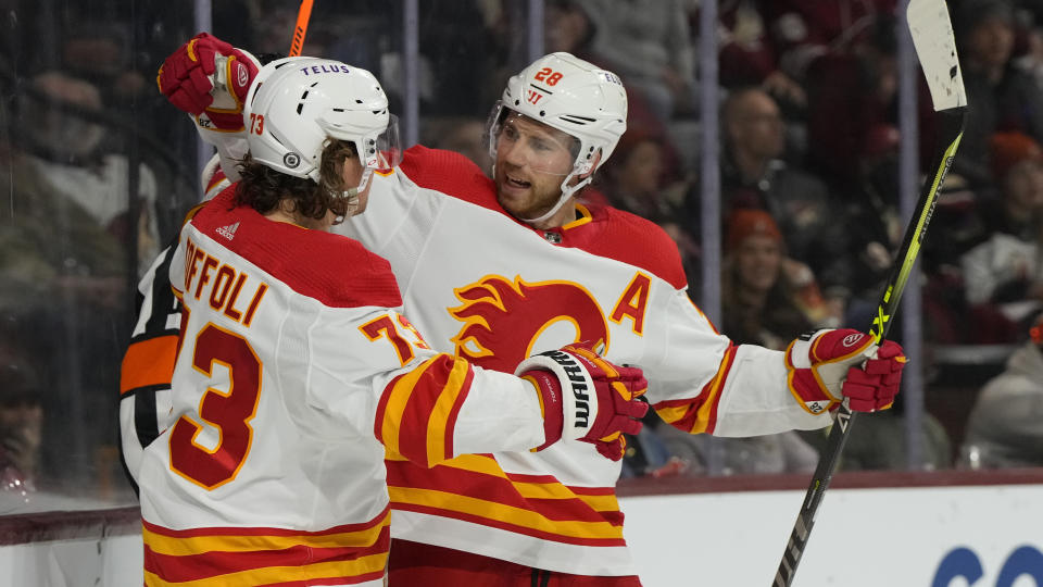 The Calgary Flames have a massive task ahead of them this summer. (AP Photo/Rick Scuteri)