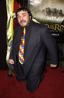 John Rhys Davies at the Hollywood premiere of New Line's The Lord of The Rings: The Fellowship of The Ring