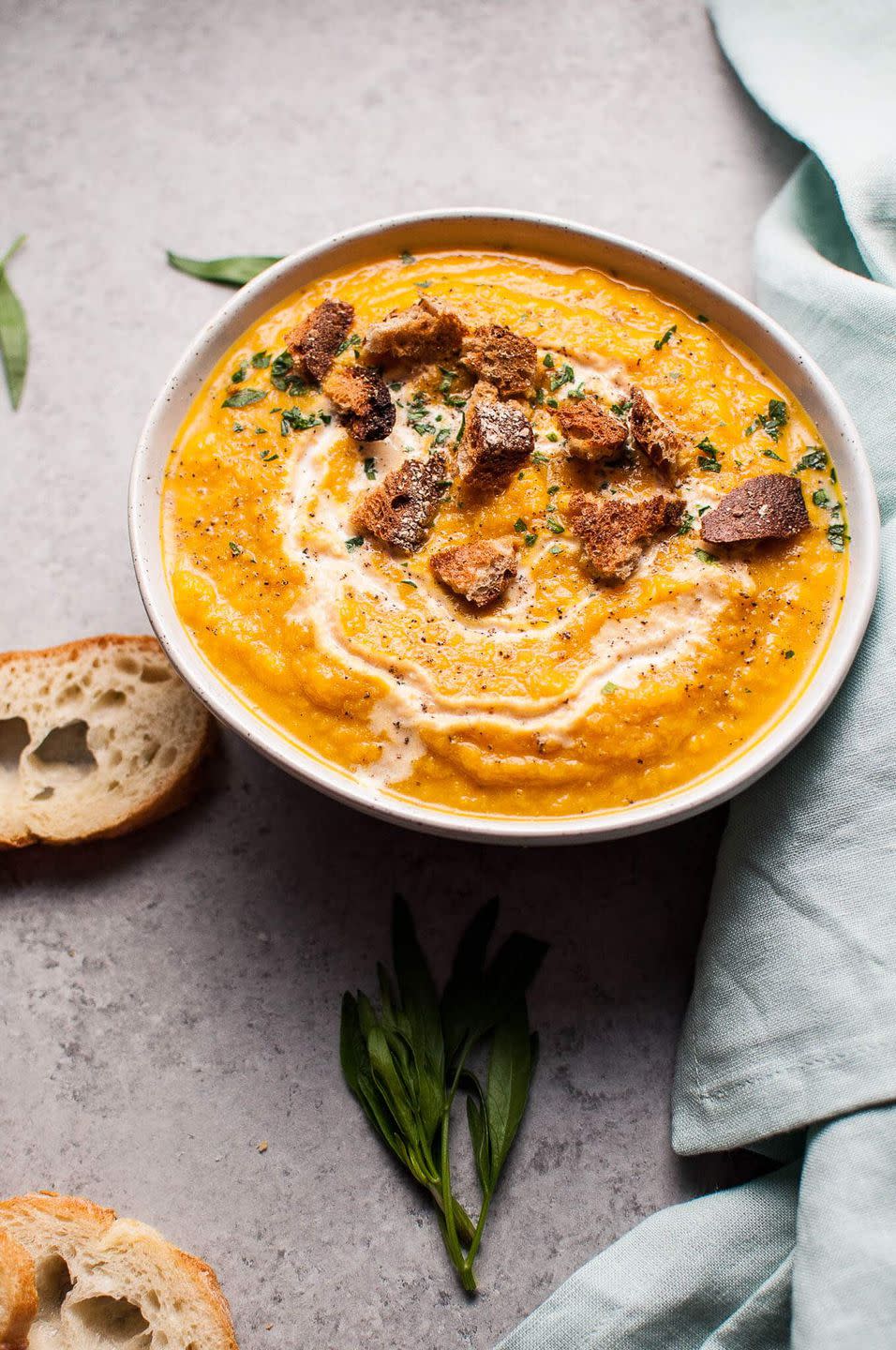 Pumpkin and Cauliflower Soup