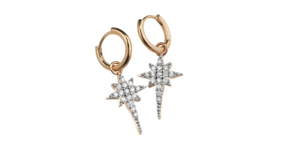 Sophie Lis Fallen Star Hoop Earrings