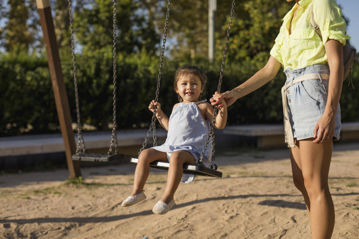 Is it OK to be a helicopter parent? Experts say the parenting style could leave kids unprepared in the long run. (Photo: Getty Creative)