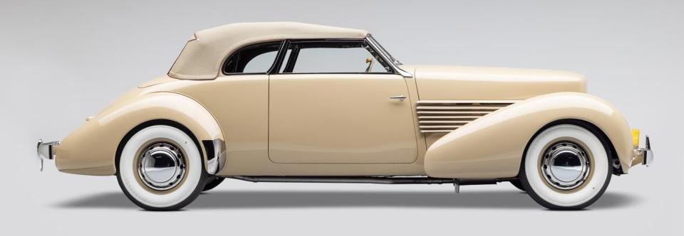 Amelia Earhart owned this 1937 Cord 812 Phaeton Convertible, which will be featured at the Studebaker National Museum's 2023 Concours d’Elegance at Copshaholm on July 8.