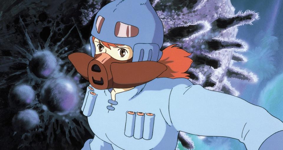 A still from Hayao Miyazaki's "Nausicaa of the Valley of the Wind."