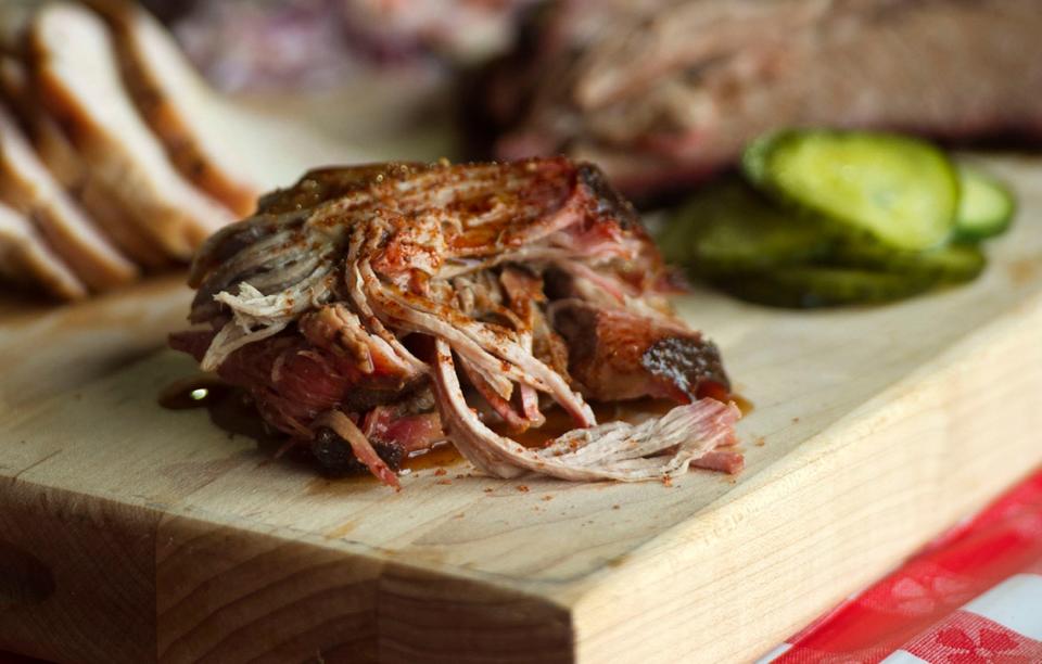 On the menu at Pig Beach BBQ: smoked pork shoulder. The Brooklyn-founded barbecue restaurant opened a location in West Palm Beach on June 30.