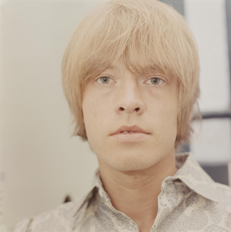 UNSPECIFIED - 1st JANUARY: English guitarist and member of The Rolling Stones Brian Jones (1942 - 1969) posed backstage in 1965. (Photo by Mark and Colleen Hayward/Redferns)