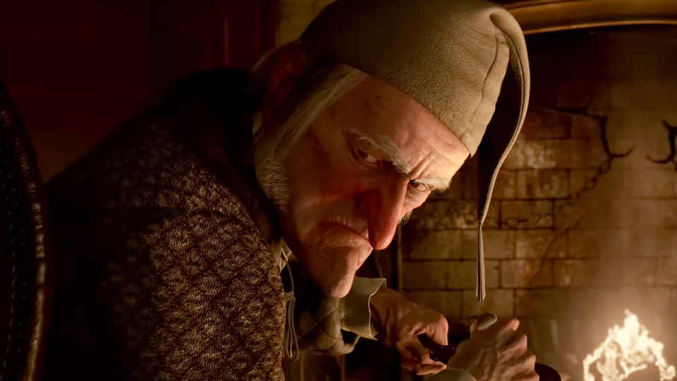 Scrooge in Disney's A Christmas Carol.