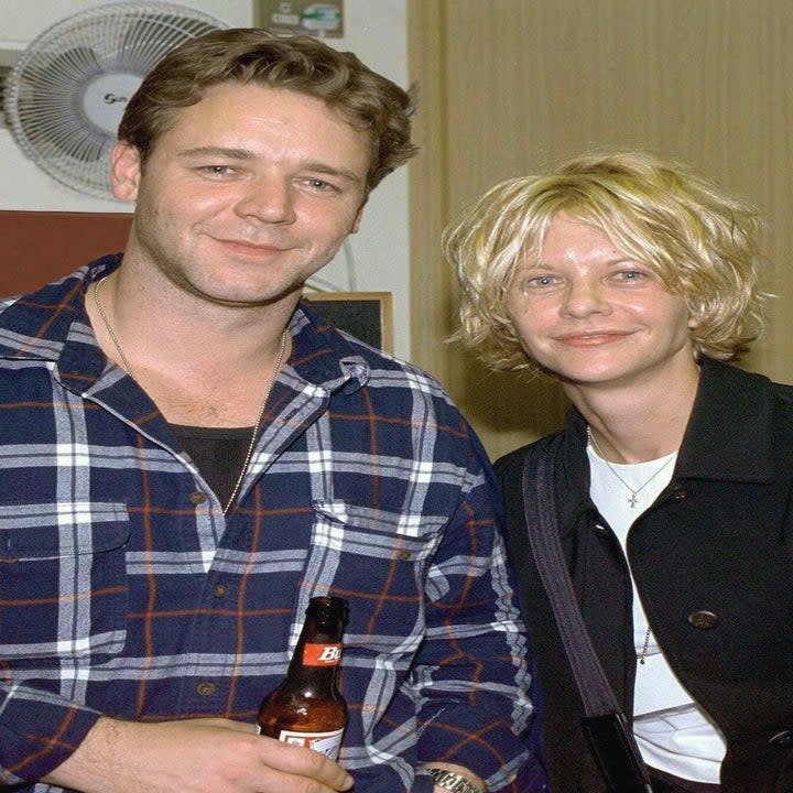 Meg Ryan And Russell Crowe at the BBC