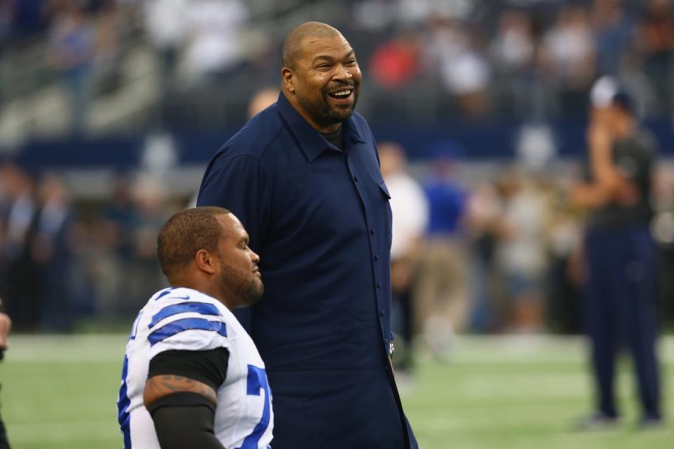 At 6”3, and 325 pounds, Allen possessed great athleticism to complement his size and incredible strength (Getty Images)