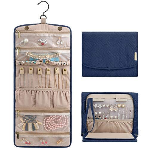 1) Travel Hanging Jewelry Organizer