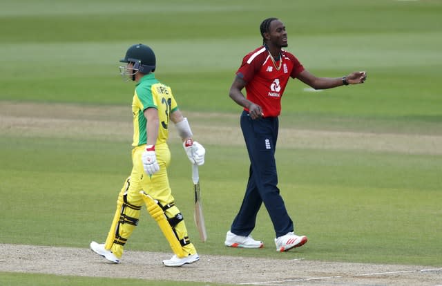 Archer has enjoyed huge success against David Warner (left) this year 