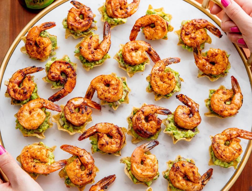 Shrimp Tostada Bites