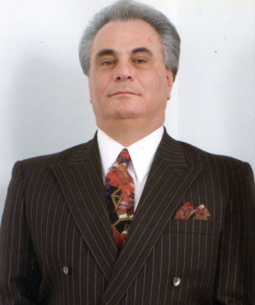 John Gotti being booked by the FBI New York offices on December 11, 1990