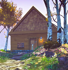 Simple house in EQN Landmark