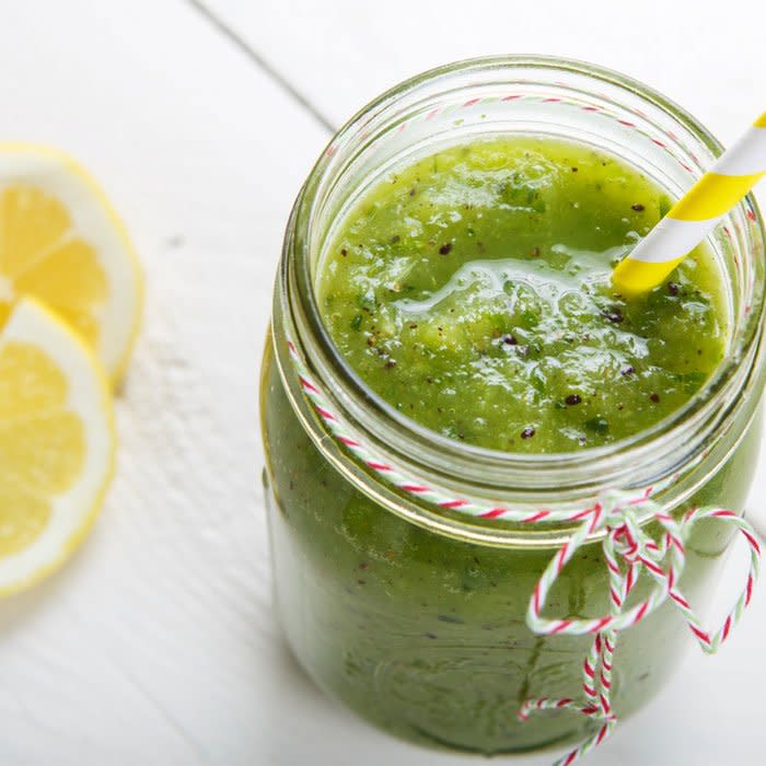 Baby Kale Piña Colada Smoothie