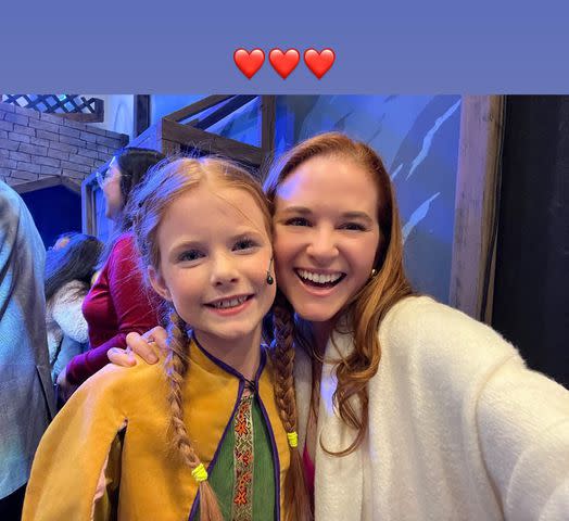 <p>Instagram/thesarahdrew</p> Sarah Drew with her daughter Hannah