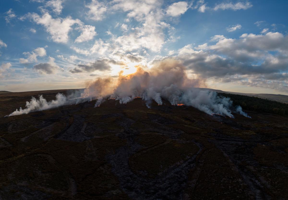 Large wildfires already plaguing UK ahead of warnings of summer heatwave