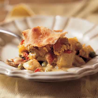 Curried-Chicken Potpie