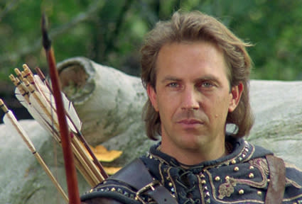 Kevin Costner on 
 Robin Hood: Prince of Thieves