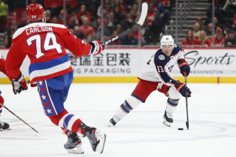 NHL: Columbus Blue Jackets at Washington Capitals