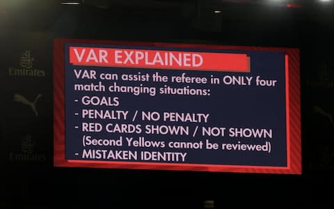 VAR rules explained - Credit: Reuters